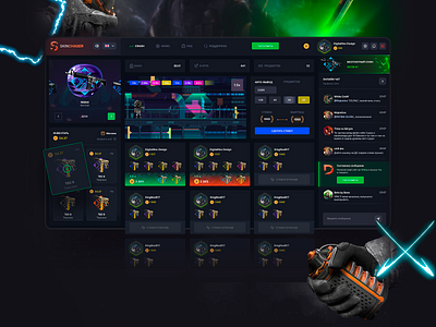 SKINCHASER - Crash Game / Gambling crash game csgo design dota2 gambling skins website