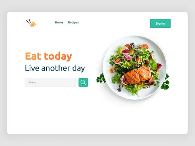 Restaurant landing page design landing page restaurant ui uiux webdesign website