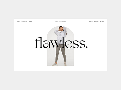 Flawless - Clothing clothing creative design ecommerce ui webdesign website