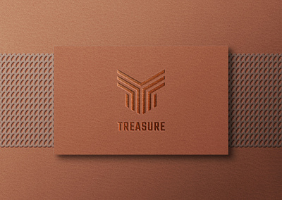 Brown Letterpress Logo Mockup branding design emboss letterpress luxury mockup modern presentation