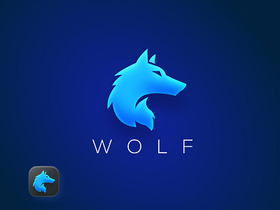 Wolf Logo 3d animation app branding design dog logo game graphic design illustration logo motion graphics strong ui ux vector wolf wolf logo wolf moon wolves