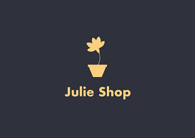 Julie Shop logo design illustration logo