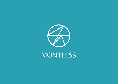 Montless logo design illustration logo