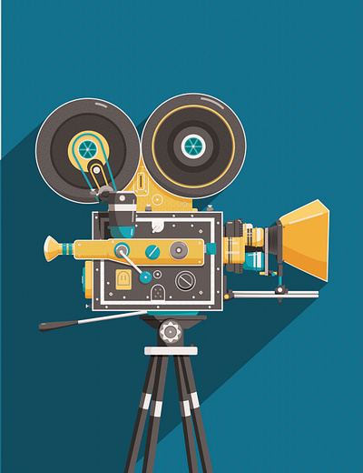 Camera One camera design film illustration movie poster movies poster poster design theater room poster vector