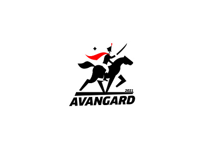 Avangard branding historical illustration inspiration logo minimalism negativespace vector