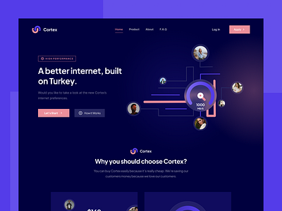 Cortex: Landing Page