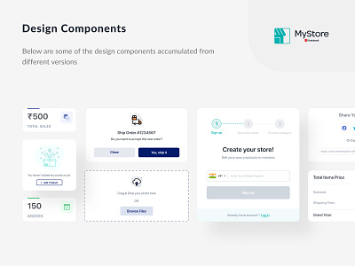 MyStore Components Cards design uidesign uiux