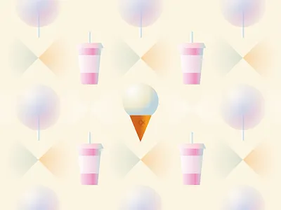 Goodies amusement park cotton candy ice cream soda summer vokama