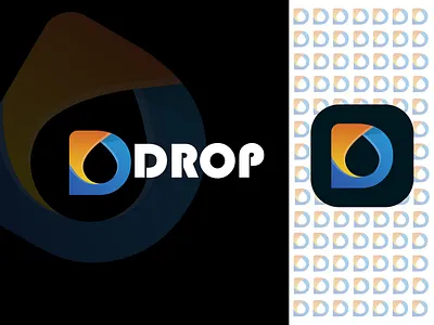 DROP LETTER MODERN LOGO app app logo branding d letter d letter logo d letter modern logo design graphic design icon icon logo illustration letter concept letter idea lettering logo logo design logo folio logo grid vector vector logo