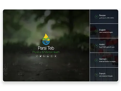 Parsi Teb Pharmaceutical Company Website app blog branding design graphic design landing page marketing medical medicine portfolio ui ux