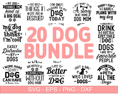 Dog SVG Bundle funny dog svg svg design bundle
