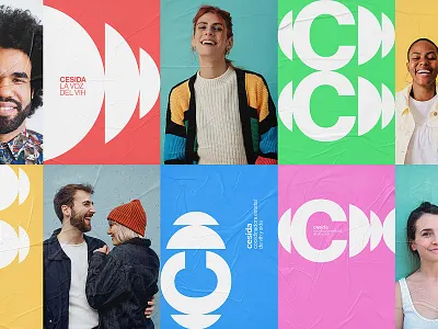 Glued Poster Mockups paper