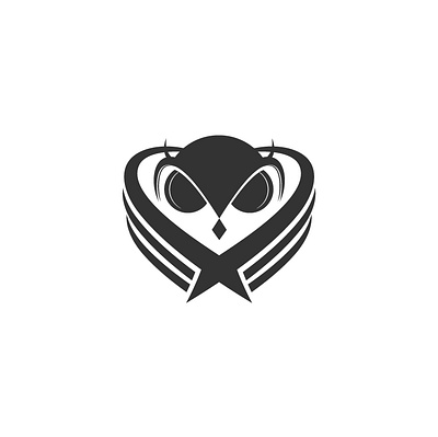 OWL Logo For Sale. brand branding creativity design icon illustration logo mark owl print sale smartlogo symbol vector