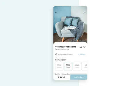 E-Commerce Shop (Single Item)- Daily UI 012 012 daily ui dailyui012 design ecommerce furniture store single item single item shop ui wip