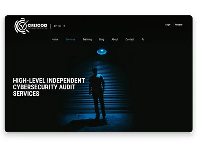 CRISCOD Information Security Training Website app branding dashboard design ecommerce graphic design illustration landing page portfolio shop ui ux web design website