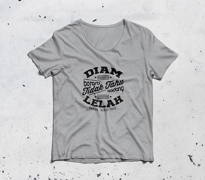 Silent voice flat logo t shirt mockup typography