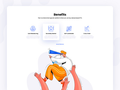 Flect finance web app. Token page bitcoin branding crypto crypto app crypto ui landing page ui uiux web web app web design web ui