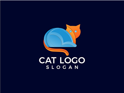 Modern Cat Logo.