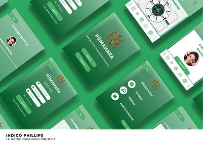 Pūmahara app branding design illustration typography