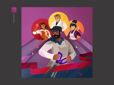 Finisher persona art design digital digital art illustration innovation web