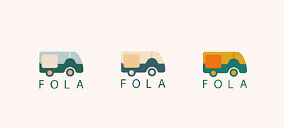 FOLA (colored) branding illustration logo typography