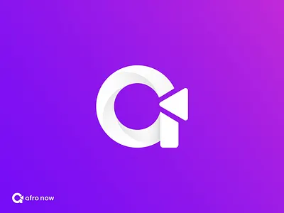 A Letter App Icon a logo abstract app icon brand branding creative logo design gradient logo icon illustration letter logo logo logo design logotype media app minimalist modern logo play logo simple logo ui