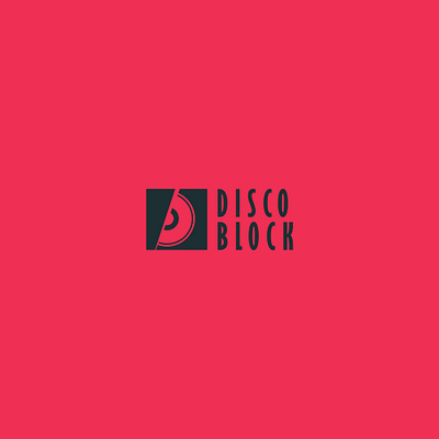 Disco Block Concept Logo branding creative design flat graphic design illustrator logo logodesign minimal minimalist