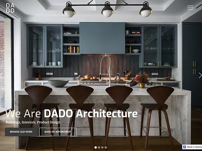 DADO Architecture - Website agency website ux design web design web development webflow