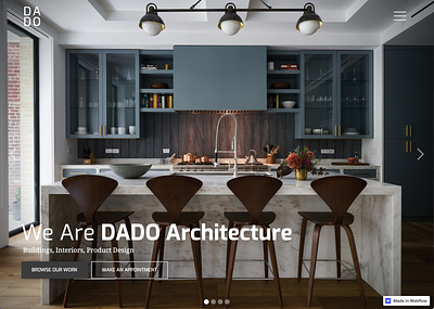 DADO Architecture - Website agency website ux design web design web development webflow