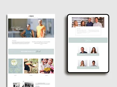 Local and Global Reach - JH Reach Website branding design graphic design logo ui ux vector