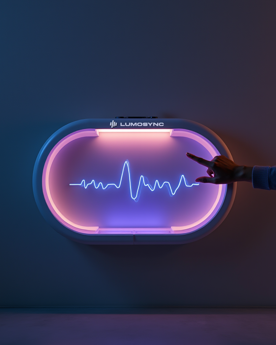 LUMOSYNC/Logo/Innovation Light and Sound abstract abstractlogo app brand brand identity brand identy branding design graphic design illustration light logo logotype minimalism sound ui vector