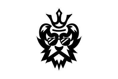 Elegant Head Lion Logo branding design flat illustration illustrator logo typography ui ux vector