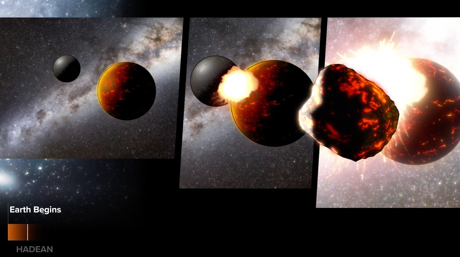 Shot from Rutgers E•nig•ma video motion graphics