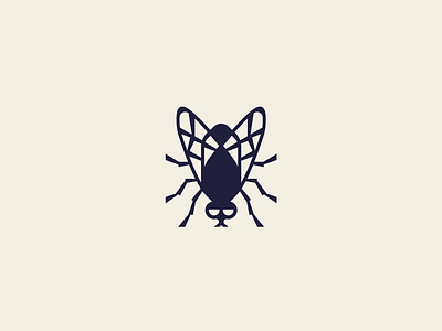 Fly Insect Minimalistic Mark design insect logo mark minimalistic