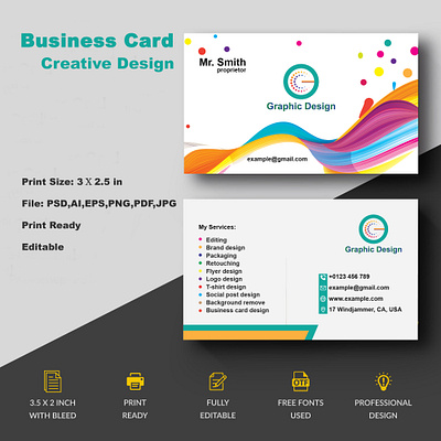 Business Card Design adobe photoshop brand branding buiness card design business card card design design graphic design