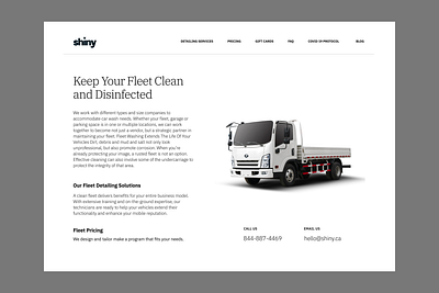 Fleet Desktop Landing Page art direction concept design desktop digital design figma grids interface landing page marketing mockup typography ui ux web web design website