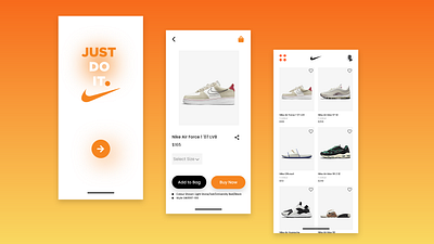 Nike App UI Design