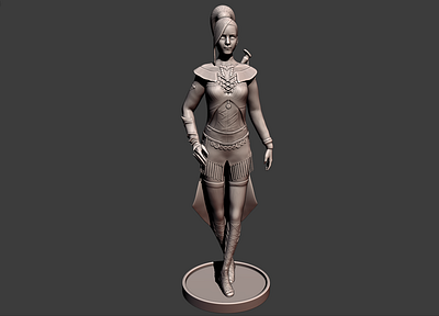 3D Print Ready Model: A Game Character 3dillustrations 3dmodeilng 3dmodeling b3d blender 3d