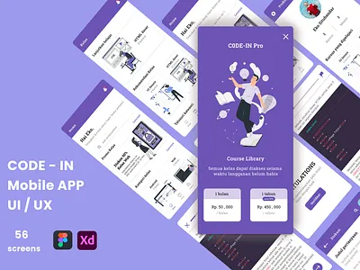CODE IN App Mobile UI / UX design mobile app mobile ui ui ui design ux