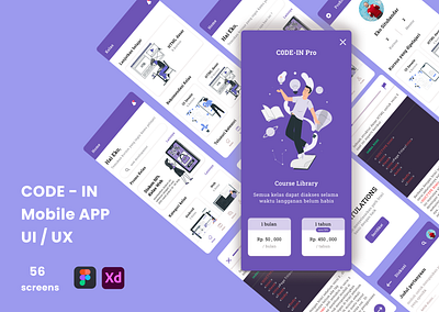 CODE IN App Mobile UI / UX design mobile app mobile ui ui ui design ux