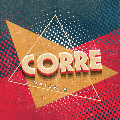 Cover Art Single Music - Corre design ilustration photoshop vector