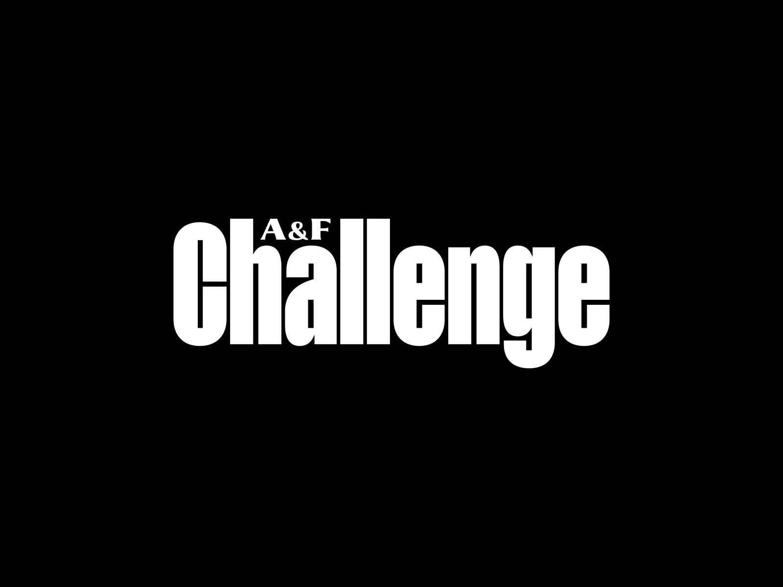 Challenge identity logo music festival