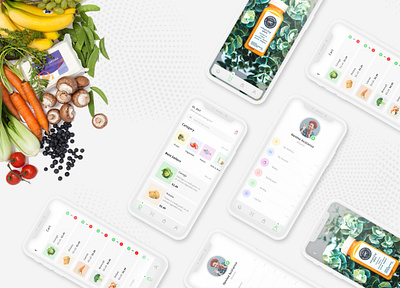 Grocery App UI Design bran branding business corporate ui ux