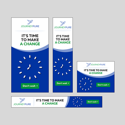 Banner Ads for a Rehab ad banner banner design