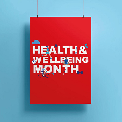 Health & Wellbeing typography adobeillustrator branding design illustration nhs typography