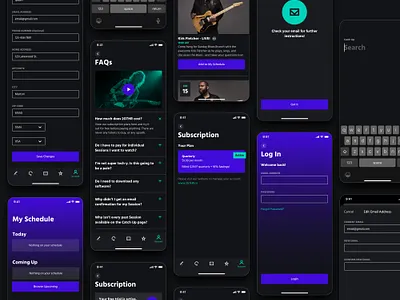 2GTHR - iOS App Design - Misc UI/UX app design ios ui ux video app video conferencing
