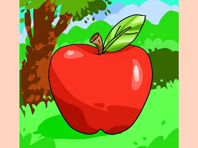 Alphabet Illustration alphabet apple art book children digitalart draw illustration