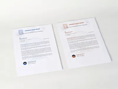 Letterhead | Church Invitation | Stationary Design | A4 Letter leaflets