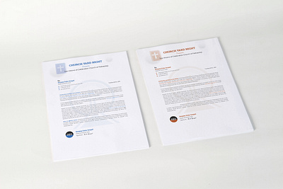 Letterhead | Church Invitation | Stationary Design | A4 Letter leaflets