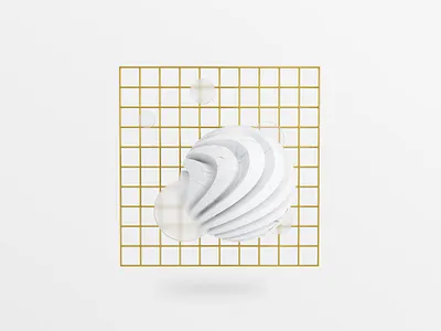 Marble & Gold abstract art c4d clean damianmartelli design digital digital design glass gold graphic design lighting marble material minimal real render texture